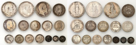 Great Britain
Great Britain. Edward VII (19011910). 1 pence to 2 shillings, set of 16 coins 

Pozycje w różnym stanie zachowania.

Details: 62,29...