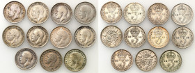Great Britain
Great Britain. George V (1910-1936). 3 pence 1812-1936, set of 11 coins 

Monety w różnym stanie zachowania.

Details: Ag 
Conditi...