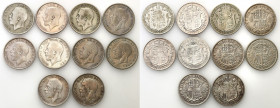 Great Britain
Great Britain. George V (1910-1936). 1/2 crown 1814-1934, set of 10 coins 

Zestaw zawiera 14 monet srebrnych. Monety około stanu 3.&...
