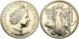 Great Britain
Great Britain. 2 pounds 2001 - an ounce of silver 

Moneta została wybita w nakładzie 100.000 egzemplarzy.Ślady linii papilarnych.KM ...