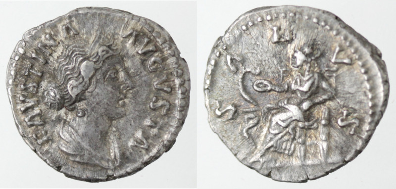Monetazione Classica. Impero Romano. Faustina II, moglie di Marco Aurelio, figli...