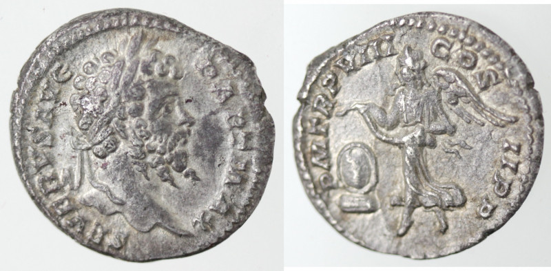 Monetazione Classica. Impero Romano. Settimio Severo. 193-211 d.C. Denario. Ag. ...