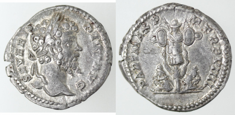 Monetazione Classica. Impero Romano. Settimio Severo. 193-211 d.C. Denario. Ag. ...