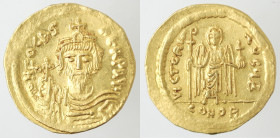 Monetazione Classica. Impero Bizantino. Focas. 602-610 d.C. Solido. Au. Sear 618. Peso gr. 4,50. Diametro mm. 21. Esemplare di conservazione ecceziona...