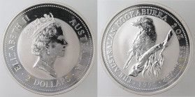 Monete Estere. Australia. Elisabetta II. dal 1952. 2 dollari 1995. Ag 999. Peso gr. 62,92. 2 oz. Proof. (5621)