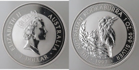 Monete Estere. Australia. Elisabetta II. dal 1952. Dollaro 1997. Ag 999. Peso gr. 31,99. oz. Proof. (5621)