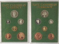 Monete Estere. Caraibi Orientali. Serie divisionale 1965. 6 valori nominali. In confezione originale. Proof.