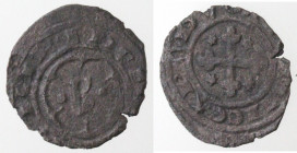 Zecche Italiane. Brindisi. Carlo I d'Angiò. 1266-1282. Denaro con K in ornato. Mi. Sp. 52. Peso gr. 0,74. Diametro mm. 16. BB. NC. (5621)