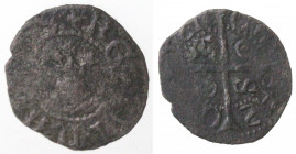 Zecche Italiane. Cagliari. Ferdinando II. 1479-1516. Cagliarese. Mi. Piras 29. Peso gr. 0,66. Diametro mm. 15. qBB. Schiacciatura di conio. NC. (5621)...
