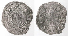 Zecche Italiane. Messina. Federico II. 1197-1250. Denaro del 1221. Mi. Aquila coronata a sinistra. Sp. 107. Peso gr. 0,70. Diametro mm. 18. BB. (5621)...
