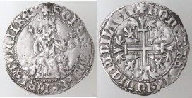 Zecche Italiane. Napoli. Roberto d'Angiò. 1309-1343. Gigliato. Ag. MIR 28. Peso gr. 3,92. Diametro mm. 29. BB+. (D.5621)