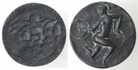 Medaglie. Roma. XVII Olimpiade. Medaglia 1955. Br. Opus Greco. Diametro mm. 55. FDC. (5921)