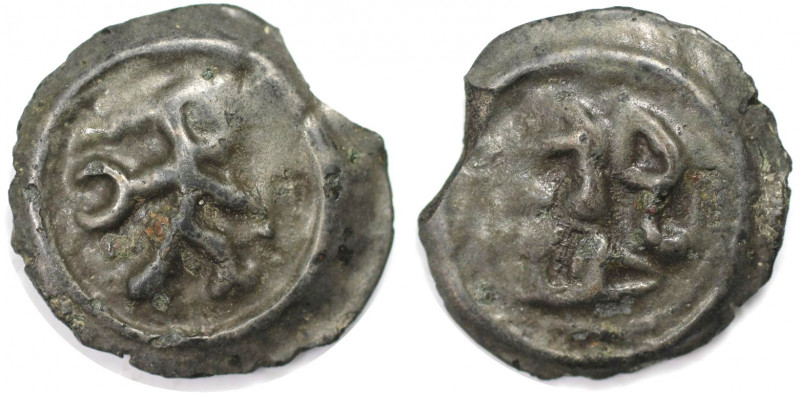 Keltische Münzen, BELGICA. REMI. Potin ca. 2. Jahrhundert v. Chr. (6,31 g. 21,7 ...