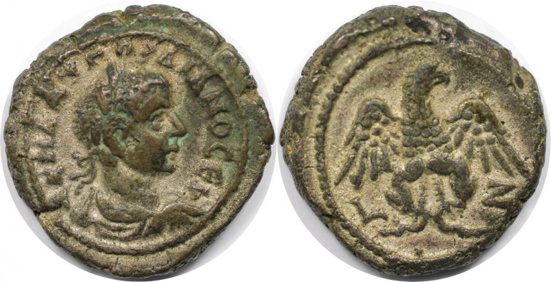 Römische Münzen, MÜNZEN DER RÖMISCHEN KAISERZEIT. Egypt, Alexandria. Gordian III...