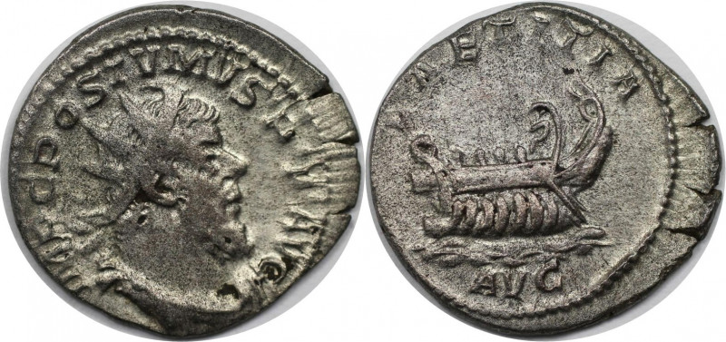Römische Münzen, MÜNZEN DER RÖMISCHEN KAISERZEIT. Postumus (260-269 n. Chr). Ant...