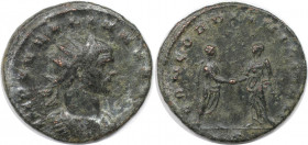 Römische Münzen, MÜNZEN DER RÖMISCHEN KAISERZEIT. Aurelianus (284-305 n. Chr.). Antoninianus (3,44 g. 22 mm). Vs.: IMP AURELIANVS(AVG), Drapierte Büst...