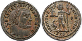 Römische Münzen, MÜNZEN DER RÖMISCHEN KAISERZEIT. Licinius I. (308-324 n. Chr). Follis (4.09 g. 21 mm). Vs.: IMP LIC LICINIVS PF AVG, Kopf mit Lorbeer...