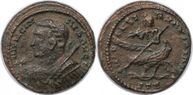Römische Münzen, MÜNZEN DER RÖMISCHEN KAISERZEIT. Licinius I. (308-324 n. Chr). AE 3 (3.12 g. 18 mm). Vs.: IMP LICINIVS AVG, gepanzerte und drapierte ...