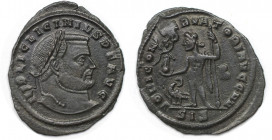Römische Münzen, MÜNZEN DER RÖMISCHEN KAISERZEIT. Licinius I. (308-324 n. Chr). Follis (3,21 g. 27 mm). Vs.: IMP LIC LICINIVS PF AVG, Büste n. r. Rs.:...
