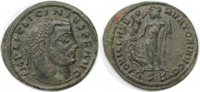 Römische Münzen, MÜNZEN DER RÖMISCHEN KAISERZEIT. Licinius I. (308-324 n. Chr). Follis (3,65 g. 26 mm). Vs.: IMP LIC LICINIVS PF AVG, Büste n. r. Rs.:...