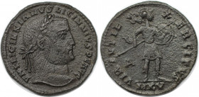 Römische Münzen, MÜNZEN DER RÖMISCHEN KAISERZEIT. Licinius I. (308-324 n. Chr). Follis (6.21 g. 25 mm). Vs.: VAL LICINNIANVS LICINIVS PF AVG, Büste mi...