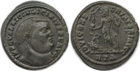 Römische Münzen, MÜNZEN DER RÖMISCHEN KAISERZEIT. Licinius I. (308-324 n. Chr). Follis (3,89 g. 23 mm). Vs.: IMP C VAL LICIN LICINIVS PF AVG, Büste n....