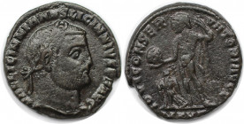 Römische Münzen, MÜNZEN DER RÖMISCHEN KAISERZEIT. Licinius I. (308-324 n. Chr). Follis (6.27 g. 23 mm). Vs.: VAL LICINNIANVS LICINNIVS PF AVG, Büste m...