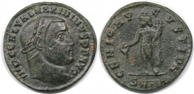 Römische Münzen, MÜNZEN DER RÖMISCHEN KAISERZEIT. Maximinus II. (310-313 n. Chr). Follis 310-311 n. Chr. (4.21 g. 22 mm) Vs.: IMP C GAL VAL MAXIMINVS ...