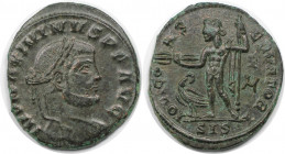Römische Münzen, MÜNZEN DER RÖMISCHEN KAISERZEIT. Maximinus II. (310-313 n. Chr). Follis (7.39 g. 27 mm). Vs.: IMP MAXIMINVS PF AVG, Kopf n. r. Rs.: I...