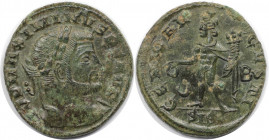 Römische Münzen, MÜNZEN DER RÖMISCHEN KAISERZEIT. Maximinus II. (310-313 n. Chr). Reduzierter Follis 310-311 n. Chr. (6.05 g. 23.5 mm) Vs.: IMP MAXIMI...
