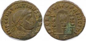 Römische Münzen, MÜNZEN DER RÖMISCHEN KAISERZEIT. Constantinus I. (307-337 n. Chr). AE Follis 312-313 n. Chr., Rom. (4.06 g. 21 mm) Vs.: IMP CONSTANTI...