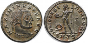 Römische Münzen, MÜNZEN DER RÖMISCHEN KAISERZEIT. Maximinus II. (310-313 n. Chr). Follis 312 n. Chr. (4.96 g. 24 mm) Vs.: MAXIMINVS PF AVG, Kopf n. r....