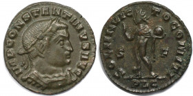 Römische Münzen, MÜNZEN DER RÖMISCHEN KAISERZEIT. Constantin d. Gr. (306-337 n. Chr). Follis (Lugdunum) 313-314 n. Chr. (3.96 g. 22.5 mm) Vs.: IMP CON...