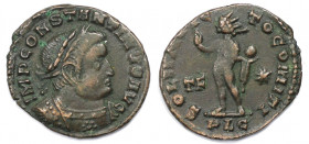 Römische Münzen, MÜNZEN DER RÖMISCHEN KAISERZEIT. Constantinus I. (306-337 n. Chr). Follis (Lugdunum) 315-316 n. Chr. (2.59 g. 20.5 mm) Vs.: IMP CONST...