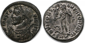 Römische Münzen, MÜNZEN DER RÖMISCHEN KAISERZEIT. Constantinus I. (307-337 n. Chr). Ae 4, 317-320 n. Chr., Cyzicus. (2.92 g. 18.5 mm) Vs.: IMP CONSTAN...