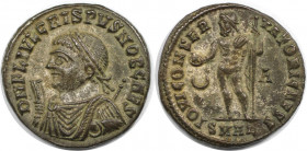 Römische Münzen, MÜNZEN DER RÖMISCHEN KAISERZEIT. Crispus (317-326 n. Chr). Follis 317-320 n. Chr., Alexandria. (3.18 g. 18.5 mm) Vs.: DN FL IVL CRISP...
