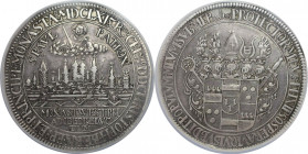 Altdeutsche Münzen und Medaillen, MÜNSTER. Christoph Bernhard von Galen (1650-1678). Doppeltaler 1661, Silber. Dav. 5602. NGC XF-40