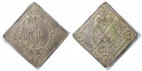 Altdeutsche Münzen und Medaillen, SACHSEN - ALBERTINE. Johann Georg IV. (1691-1694). Klippe Taler 1693, Silber. KM 642, Dav. 7649. NGC AU-58