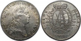Altdeutsche Münzen und Medaillen, SACHSEN - ALBERTINE. Friedrich August III. (1763-1806). Taler 1790 IEC. Silber. Dav. 2695. Vorzüglich-Stempelglanz. ...
