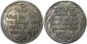 Altdeutsche Münzen und Medaillen, SACHSEN - GOTHA. Ernst III. der Fromme (1640-1675), Gotha. Reichstaler 1650, auf den Westfälischen Frieden. Vs.: Vie...