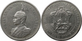 Deutsche Münzen und Medaillen ab 1871, DEUTSCHE KOLONIEN. Deutsch Ostafrika, DOG. Wilhelm II. (1888-1918). 1 Rupie 1894. Silber. 11,60 g. 30,5 mm. Jae...
