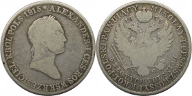 Russische Münzen und Medaillen, Nikolaus I. (1826-1855), für Polen. 5 Zlotych 1833 KG. Silber. Bitkin 990. Schön