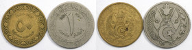 Weltmünzen und Medaillen, Algerien / Algeria, Lots und Sammlungen. 50 Centimes, 1 Dinar. Lot von 2 Münzen 1964. Bild ansehen Lot