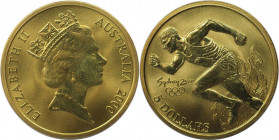 Weltmünzen und Medaillen, Australien / Australia. Sydney 2000 Olympics - Leichtathletik.. 5 Dollars 2000. Aluminium-Bronze. KM 356. Stempelglanz
