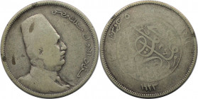 Weltmünzen und Medaillen, Ägypten / Egypt. Fuad I. 5 Piastres 1923. Silber. Schön-sehr schön