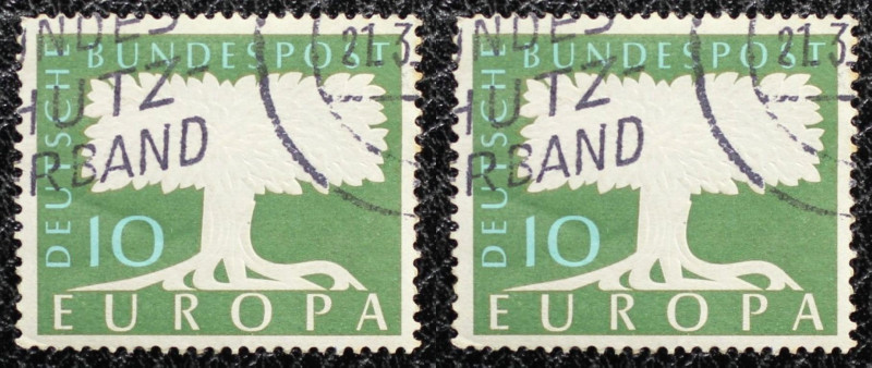 Briefmarken / Postmarken, Deutschland / Germany. BRD. Deutsche Bundespost. 10 Pf...