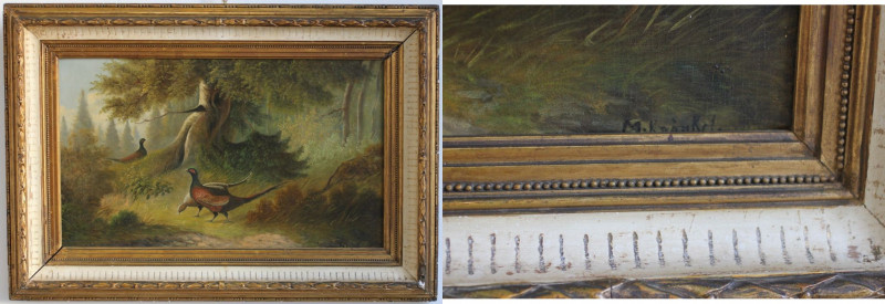 Kunst und Antiquitäten / Art and antiques. Ölgemälde. Bayerische Schule. Jagdbil...