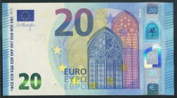 20 Euros. 25 de Noviembre de 2015. Firma Draghi. Serie S (Italia). (Edifil 2021: 495). SC.