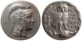 ATTICA, Athens. Ca. 135-134 BC. AR Tetradrachm. New Style Coinage.