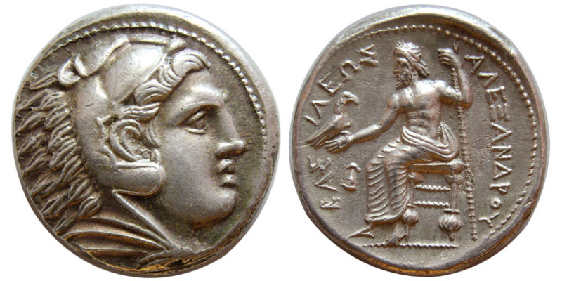 KINGS of MACEDON. Alexander III 'the Great', 336-323 BC. AR Tetradrachm (17.14 g...